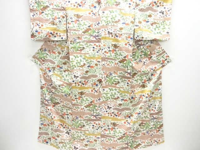 Japanese Kimono / Komon Synthetic fiber